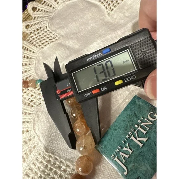 Jay King DTR Desert Rose Trading Sterling 925 Sunstone Turquoise Beaded Necklace - Picture 8 of 8